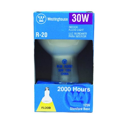 WESTINGHOUSE 30 W R20 Floodlight Incandescent Bulb E26 (Medium) White 04303